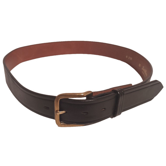 Don Hume Size 36 Black Leather Belt Oklahoma Western Style Mens B 109 - Picture 1 of 3
